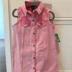 GAP Baby Pink Denim Dress